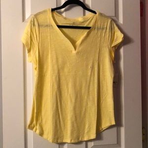 New York and Company NWT Split Neck T-Shirt